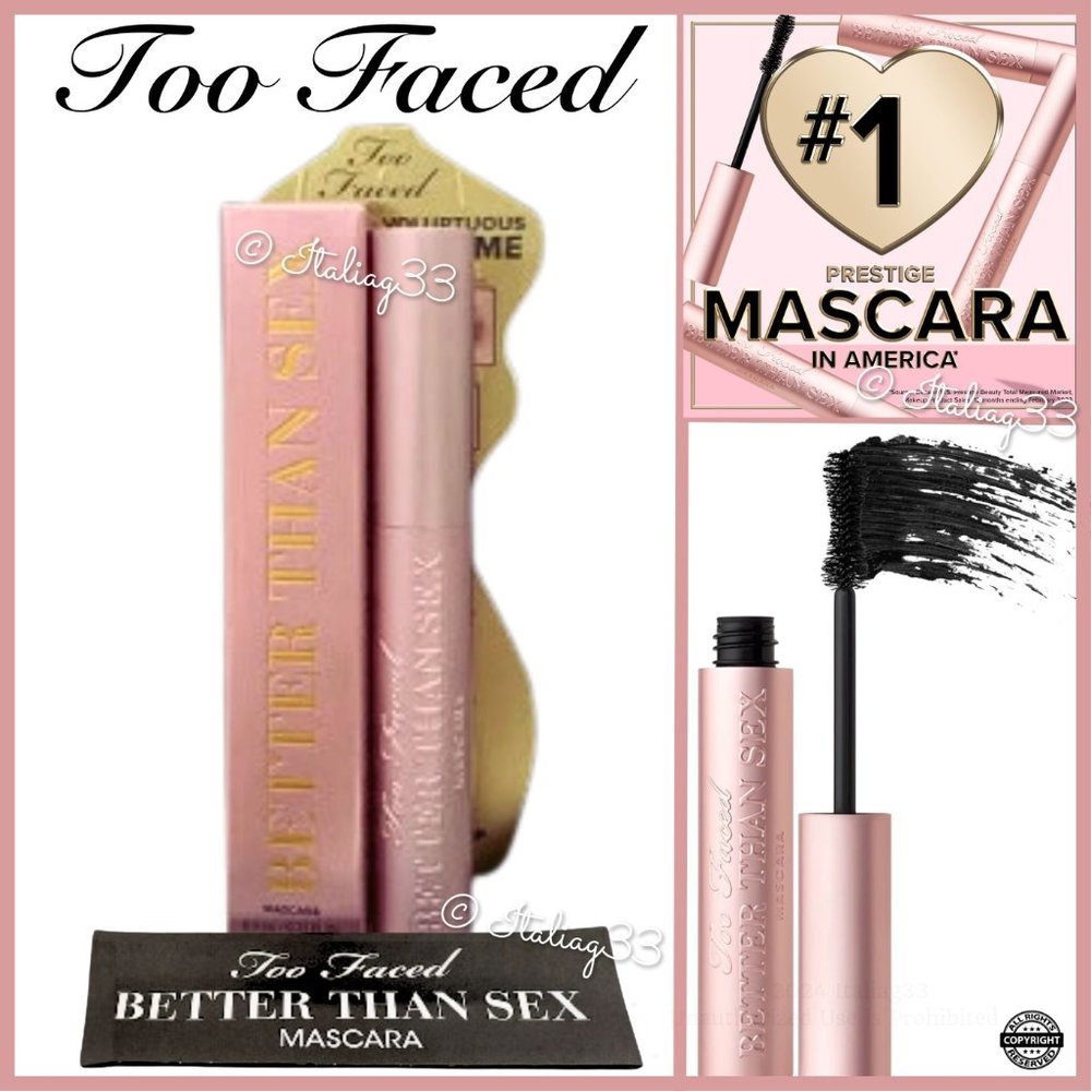 TOO FACED Better Than Sex Mascara Full Size - Black - New in Box  💋